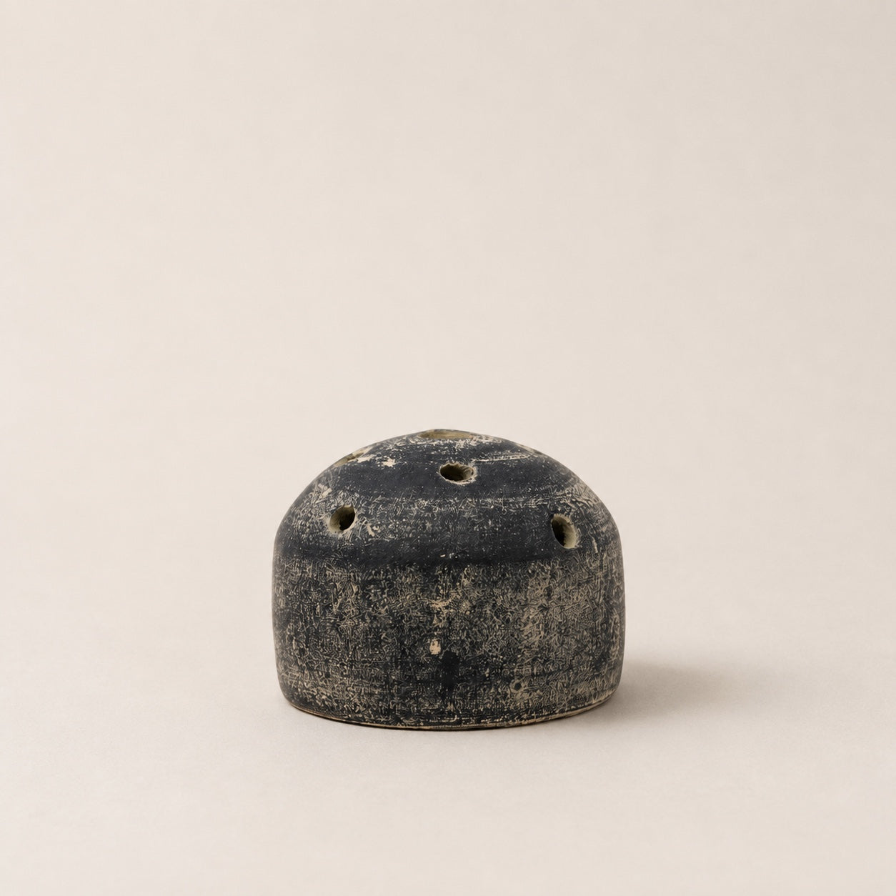 Bloomist Vases Grey Patina Terracotta Flower Frog Vase