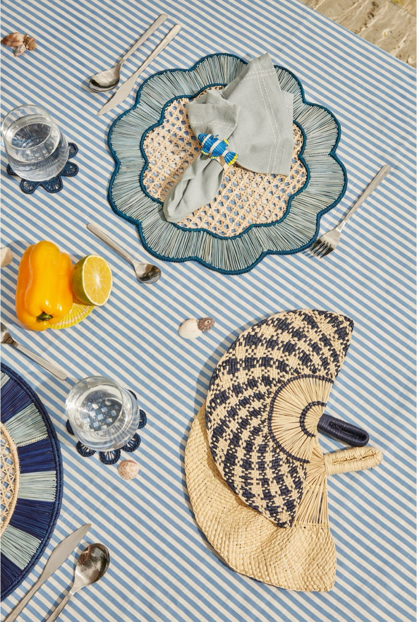 Coro Cora Decorative Objects Natural Toquilla Wavy Fan