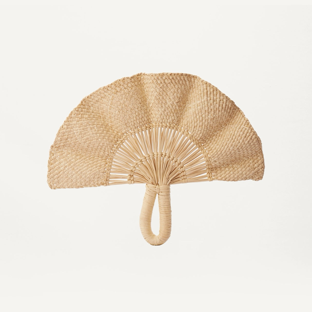 Coro Cora Decorative Objects Natural Toquilla Wavy Fan