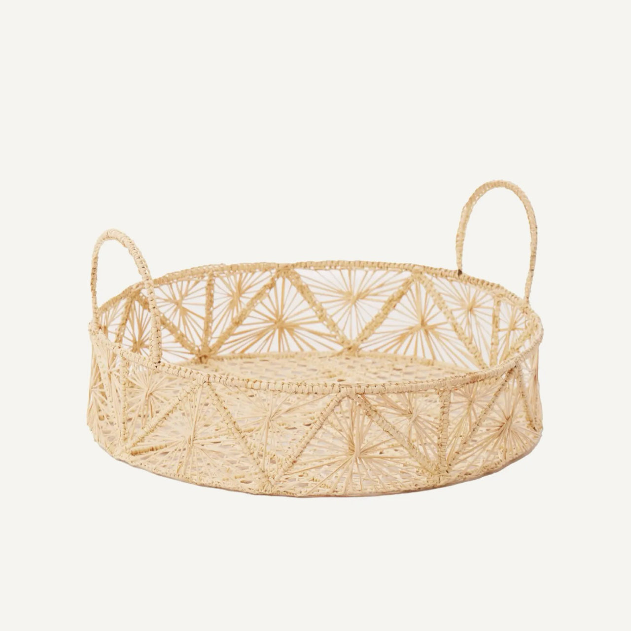Coro Cora Trays Zig Zag Iraca Tray