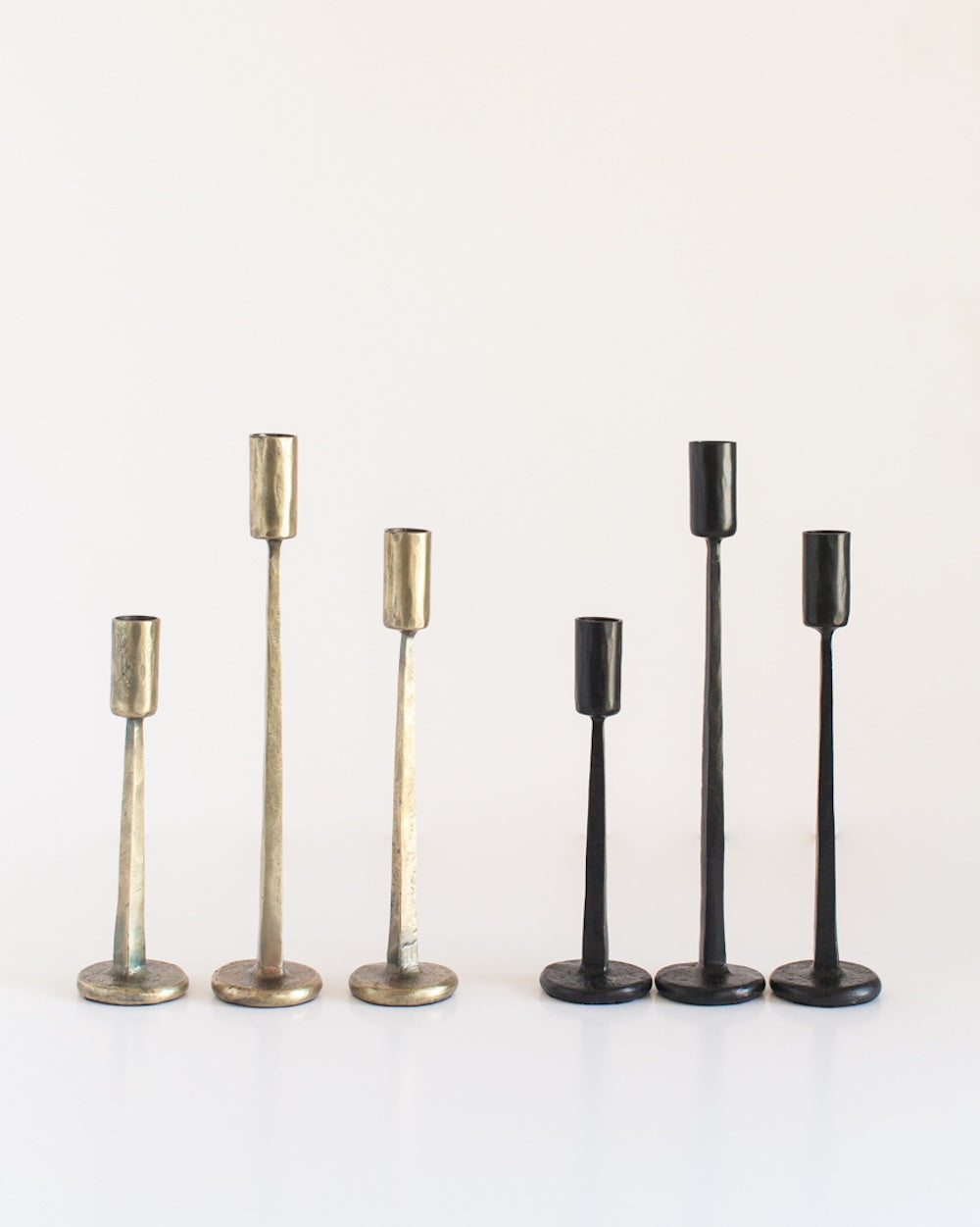 Creative Women Candle Holders Black Dante Candlestick Holders - Set of 3