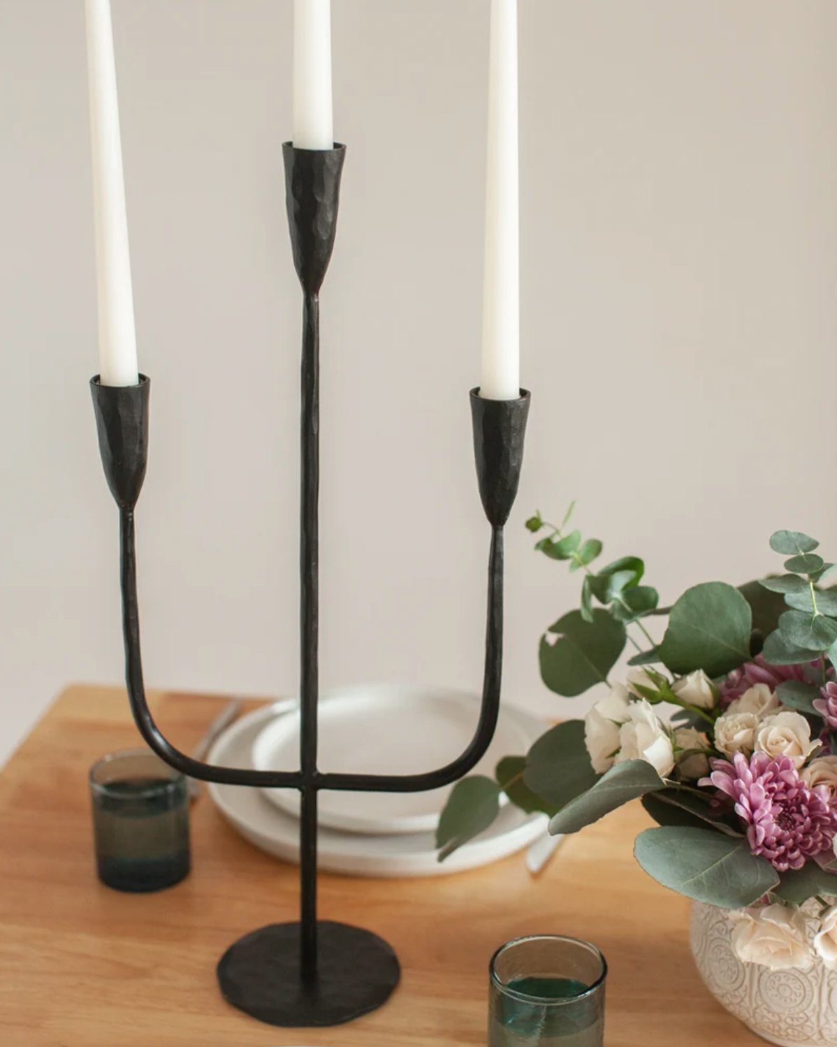 Creative Women Candle Holders NEW - Black Candelabra