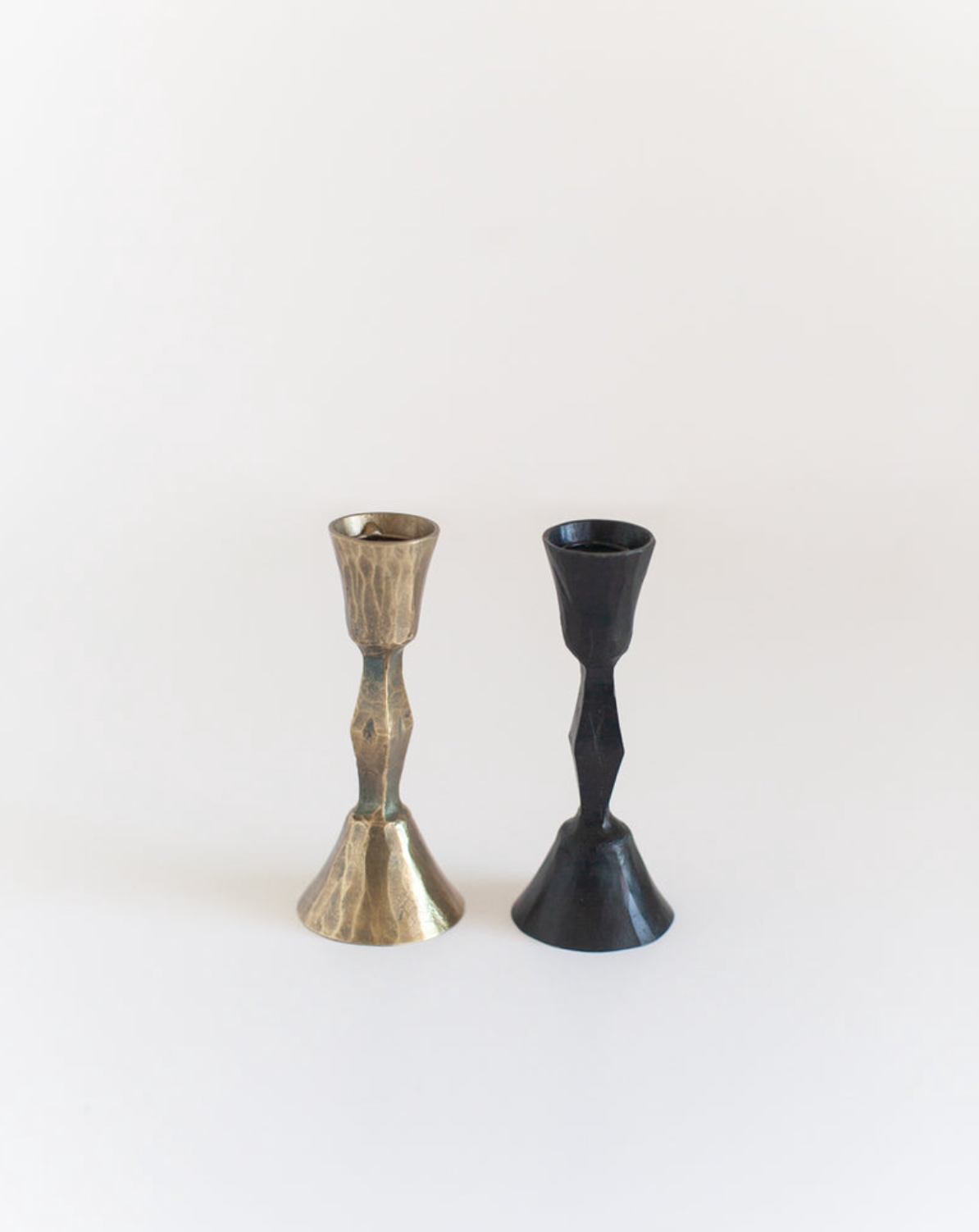 Creative Women Candle Holders NEW - Black Low Diamond Candlestands