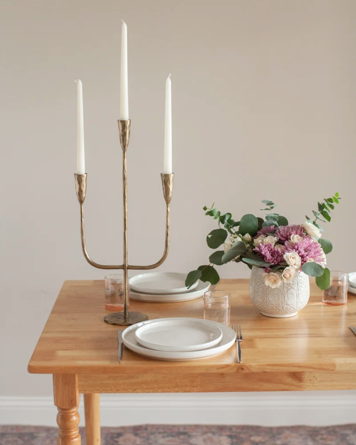 Creative Women Candle Holders NEW - Brass Candelabra