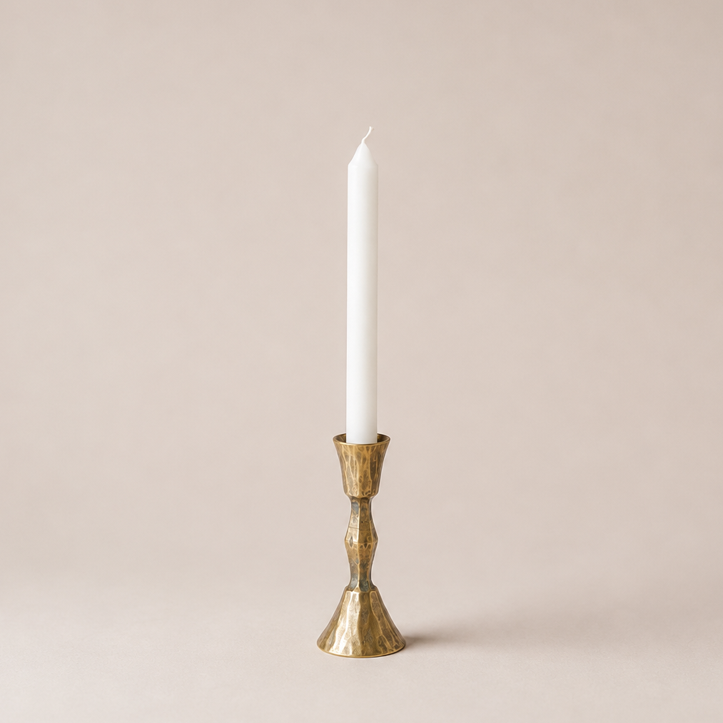 Creative Women Candle Holders NEW - Brass Low Diamond Candlestand