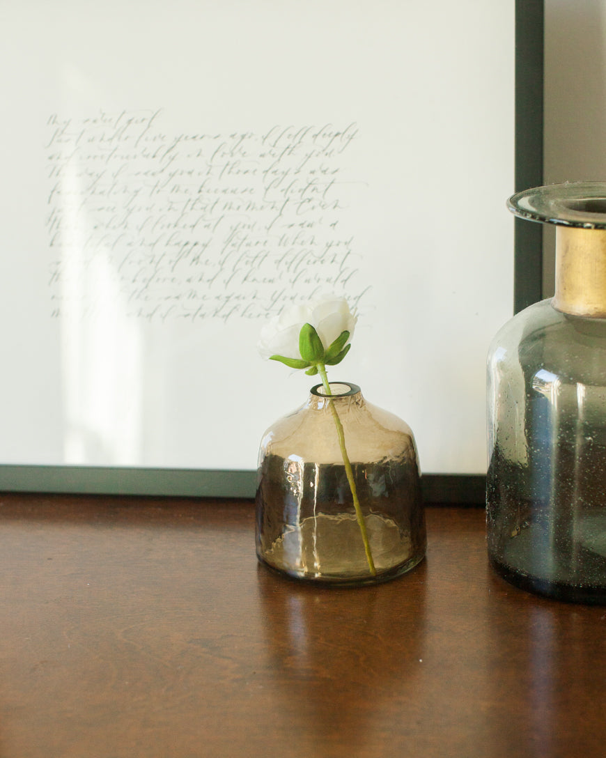 Creative Women Pots & Planters Bella Handblown Hammered Bud Vase