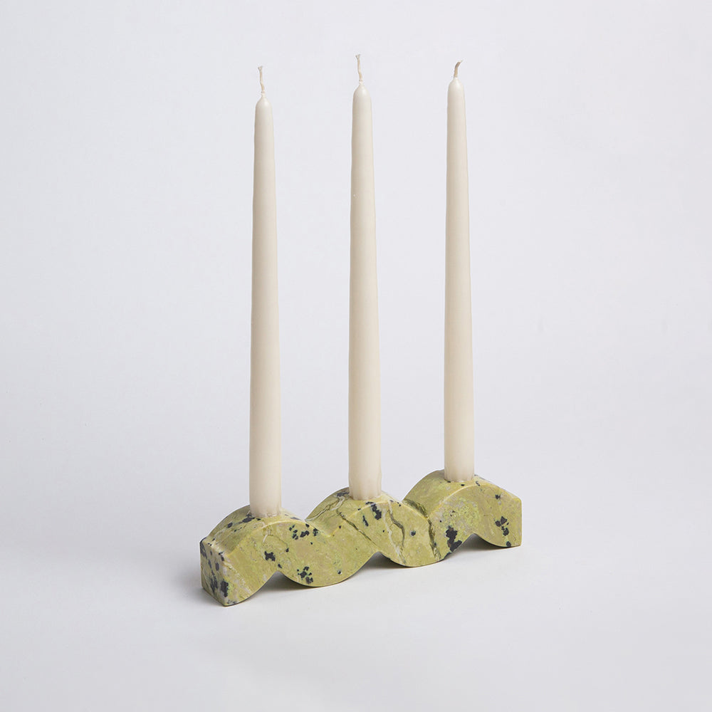 DAR proyectos Candle Holders Serpentine Wavy Candelabra