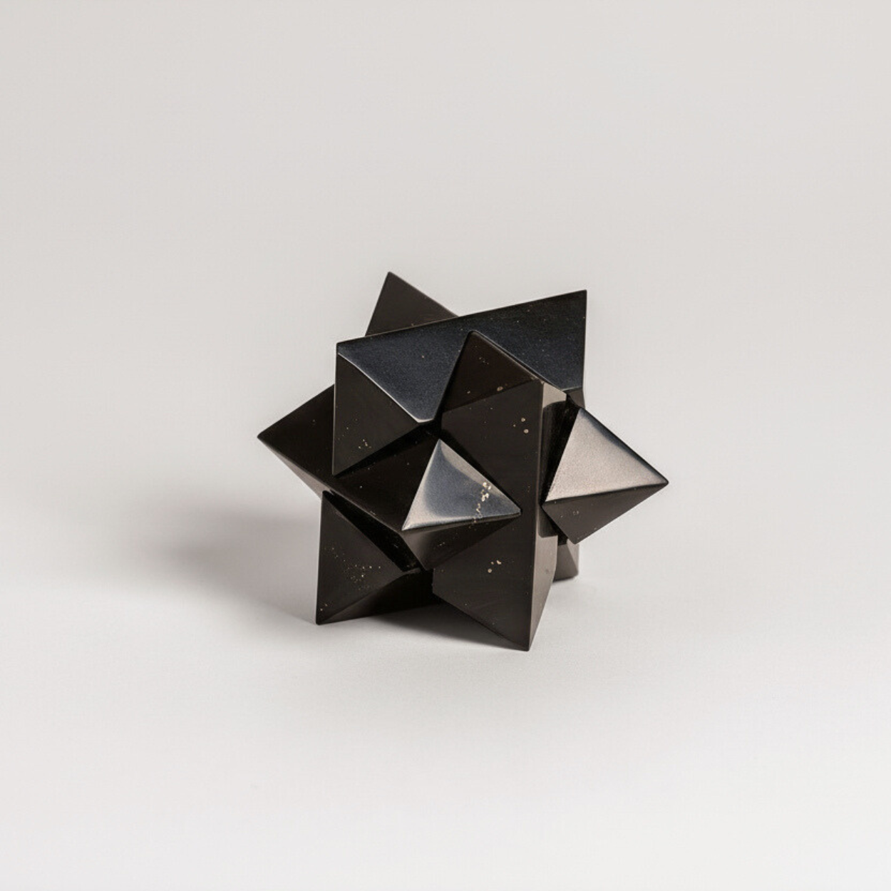 DAR proyectos Decorative Objects Black Onyx Burr Star Puzzle