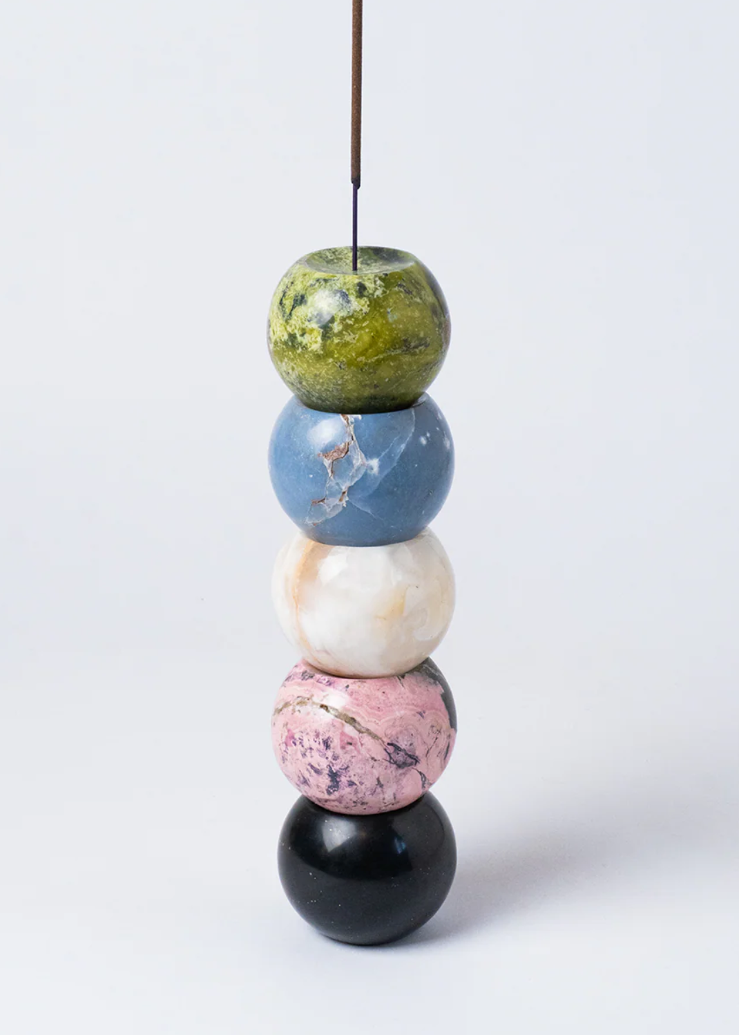 DAR proyectos Decorative Objects Onyx Crema Gemstone Incense Holder