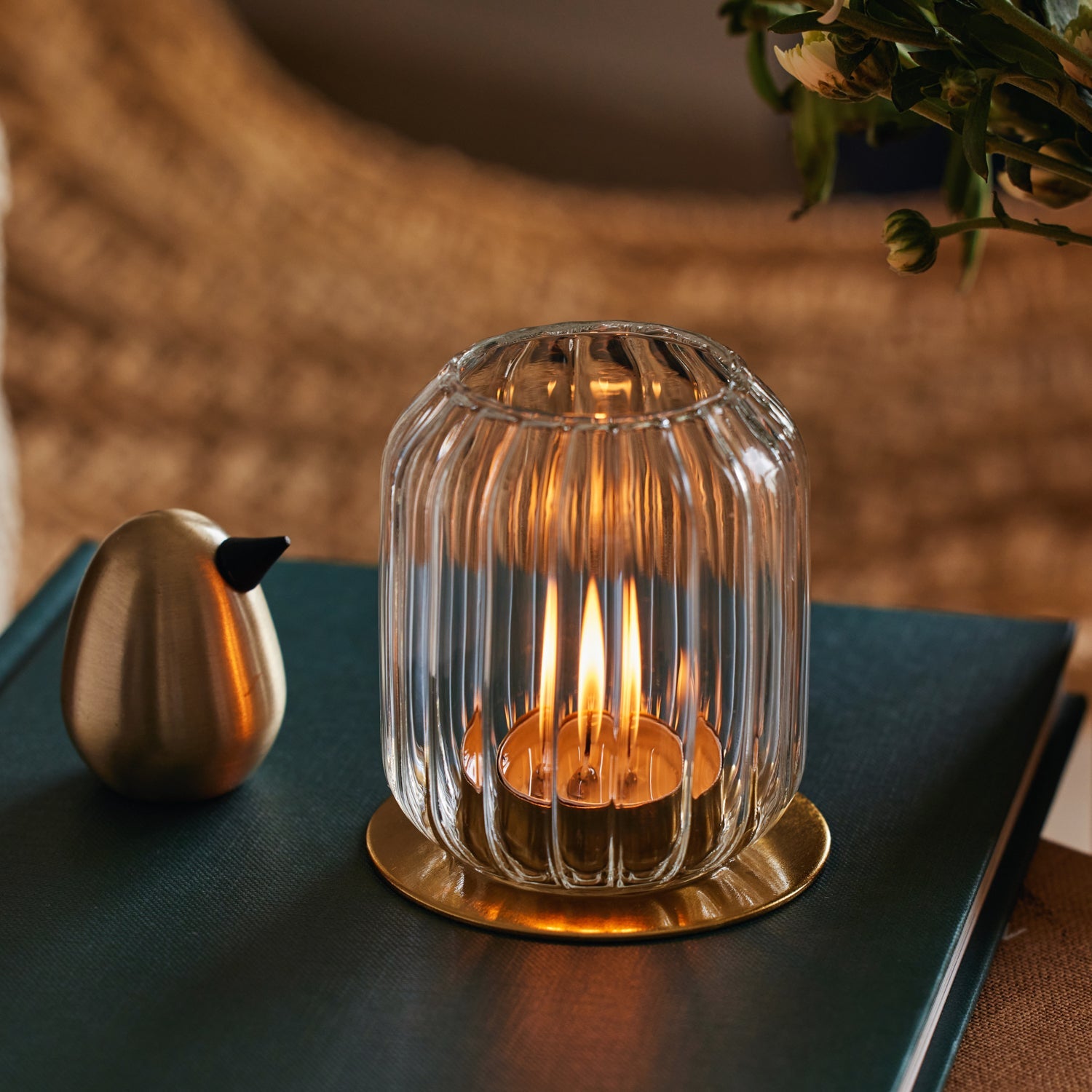 Fleck Candle Holders Kira Glass Lantern - Set of 2