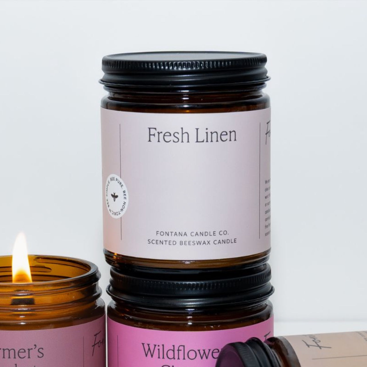 Fontana Candle Co. candle Fresh Linen Essential Oil Candle