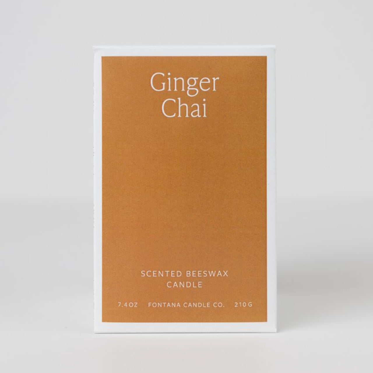 Fontana Candle Co. candle Ginger Chai Essential Oil Beeswax Jar Candle