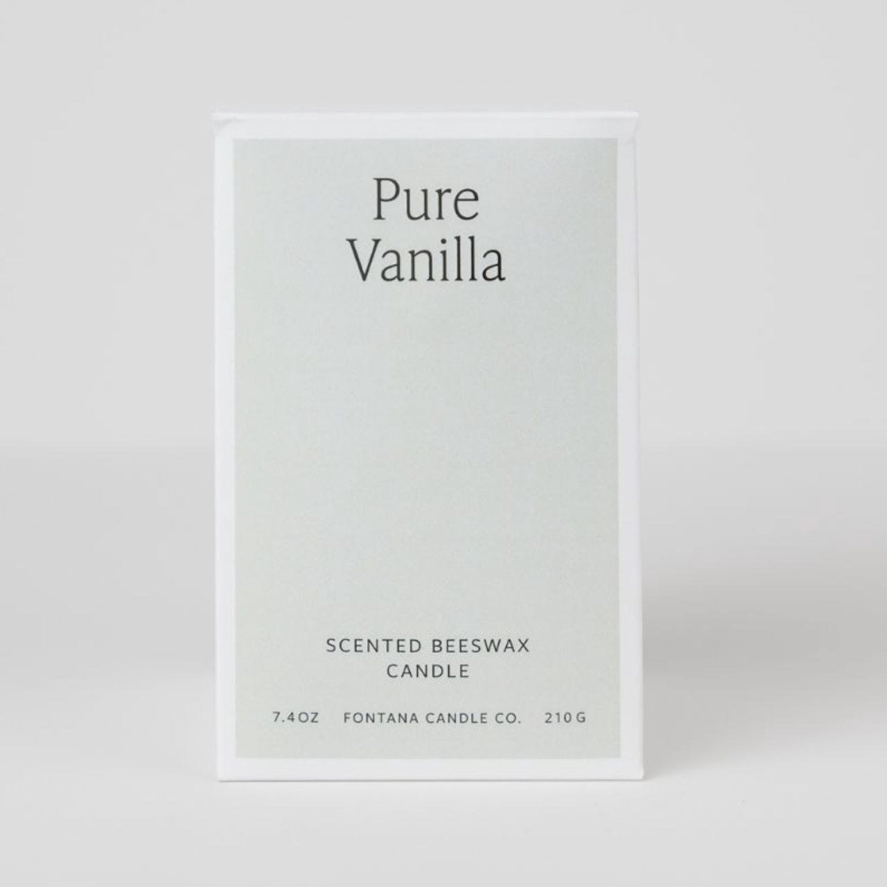 Fontana Candle Co. candle Pure Vanilla Essential Oil Beeswax Jar Candle