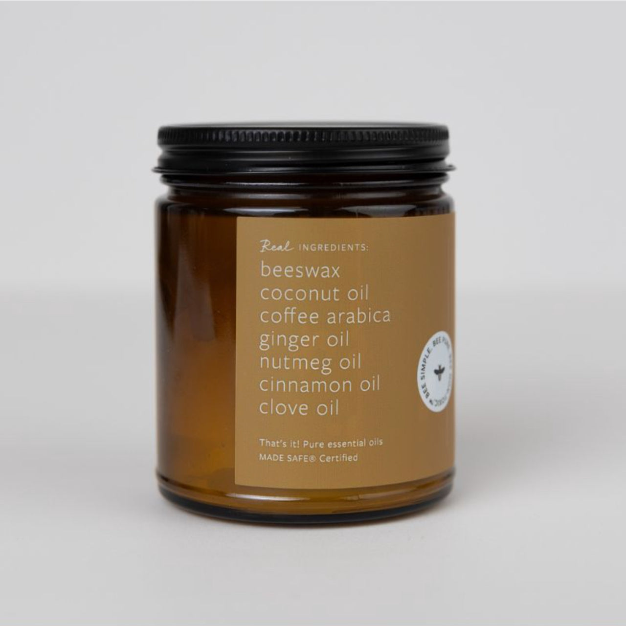 Fontana Candle Co. candle Spiced Latte Essential Oil Beeswax Jar Candle