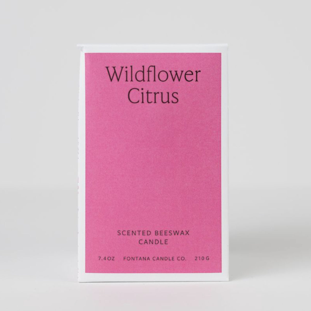 Fontana Candle Co. candle Wildflower Citrus Essential Oil Beeswax Jar Candle