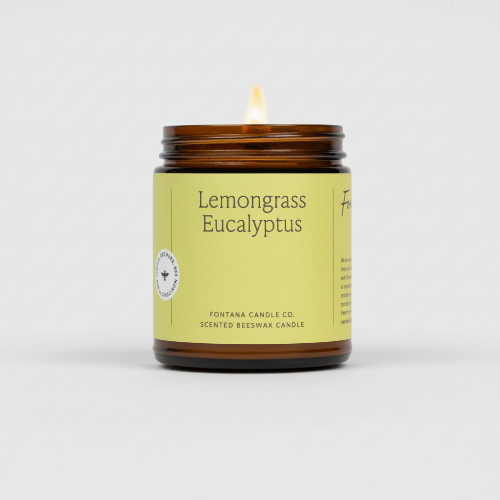 Fontana Candle Co. Candles Lemongrass Eucalyptus Essential Oil Candle