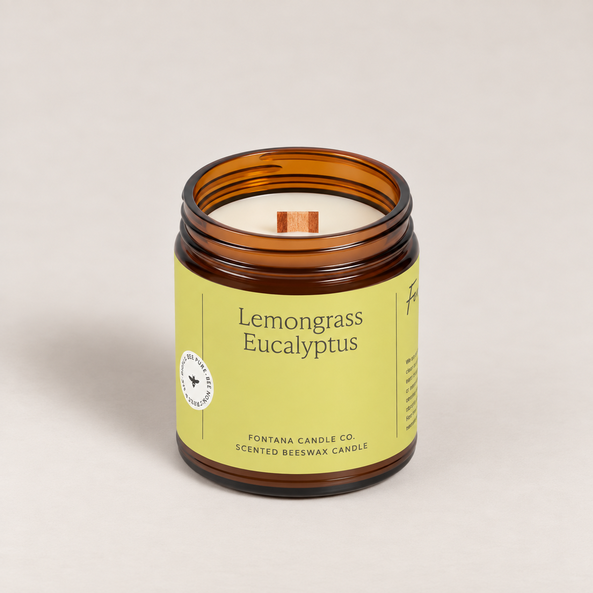 Fontana Candle Co. Candles Lemongrass Eucalyptus Essential Oil Candle