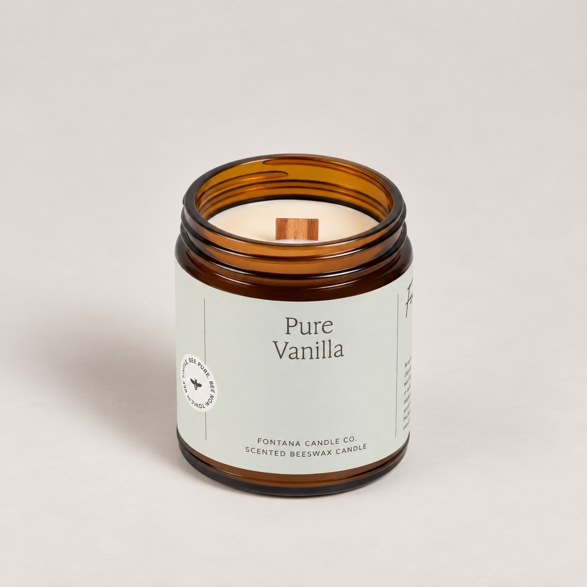 Fontana Candle Co. Candles Pure Vanilla Essential Oil Candle