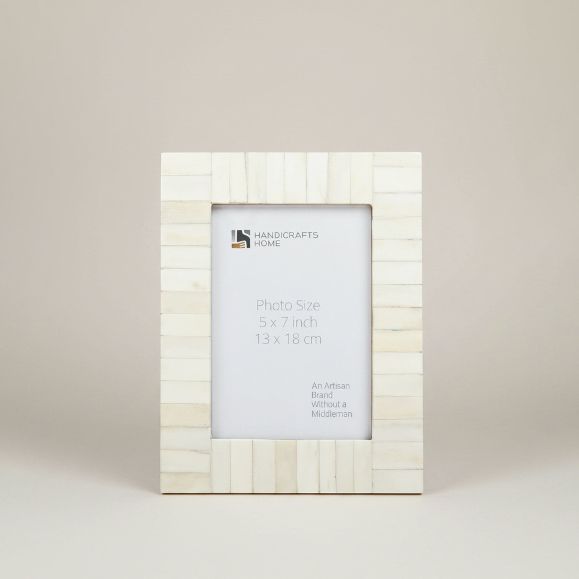 Handicrafts Home Picture Frames Ivory Linear Bone Inlay Picture Frame