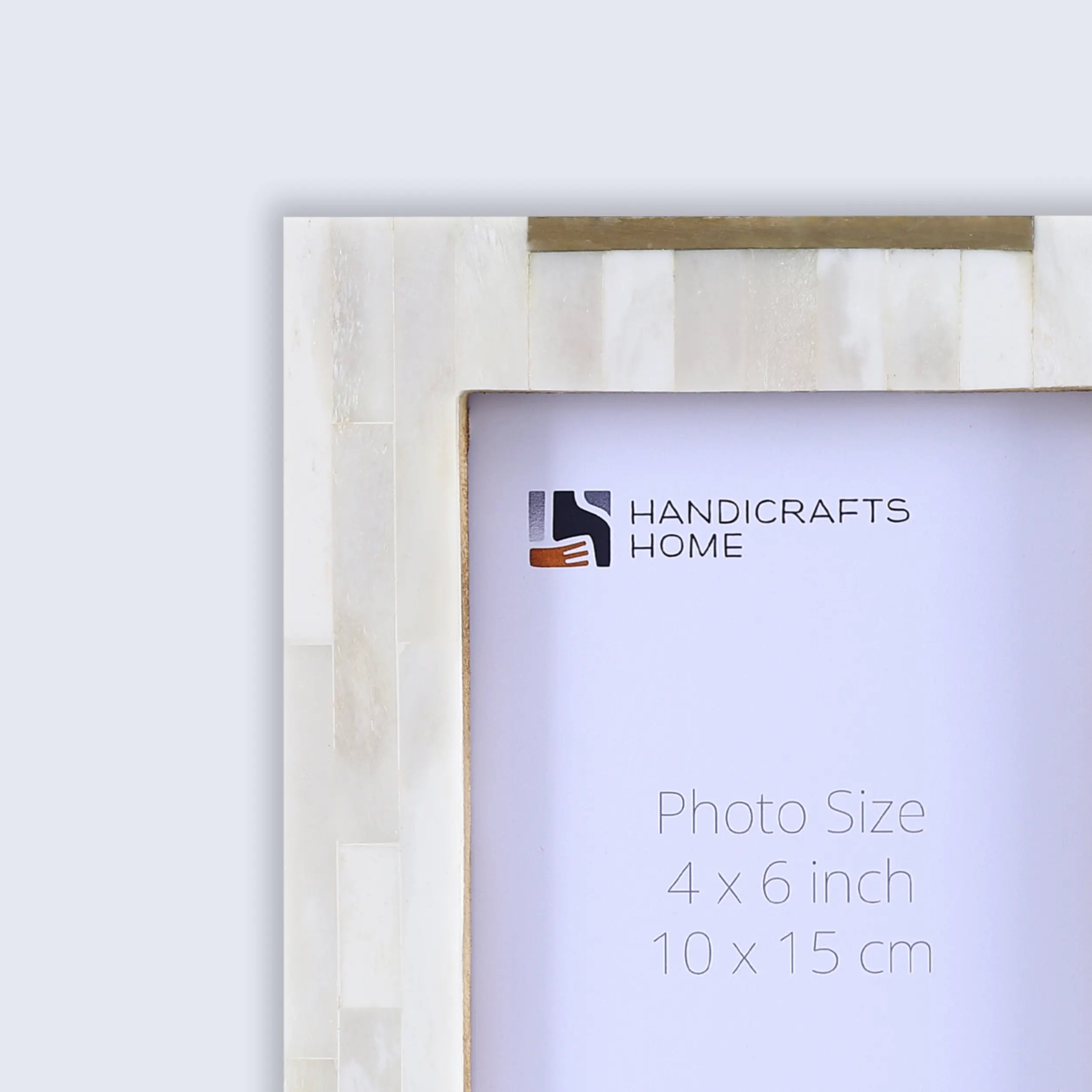 Handicrafts Home Picture Frames Picture Frames Palace Banquet Collection Bone Inlay Brass Beige White 4x6 5x7"
