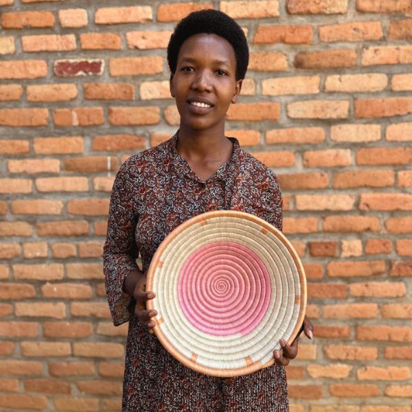 Indego Africa Decorative Baskets Imena Plateau