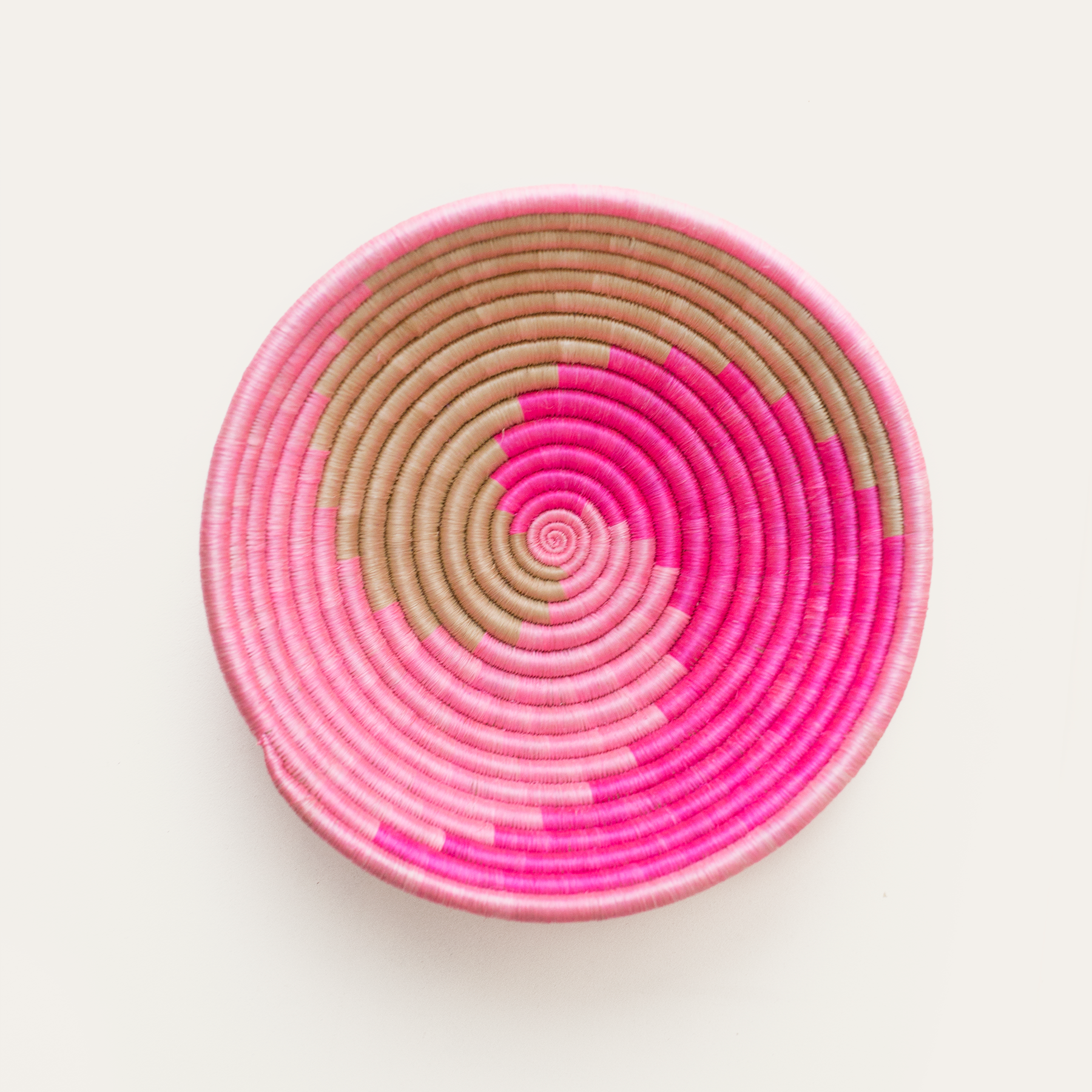 Indego Africa Decorative Baskets Pink The Swirl Plateaus