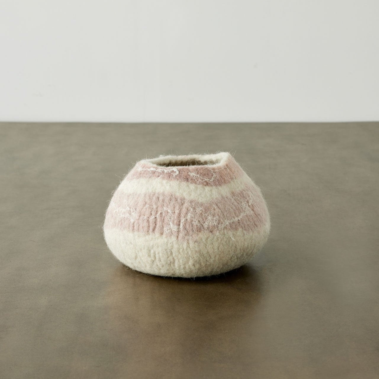 kanju Soft Stone Harmony Ukhamba Wool Bowl