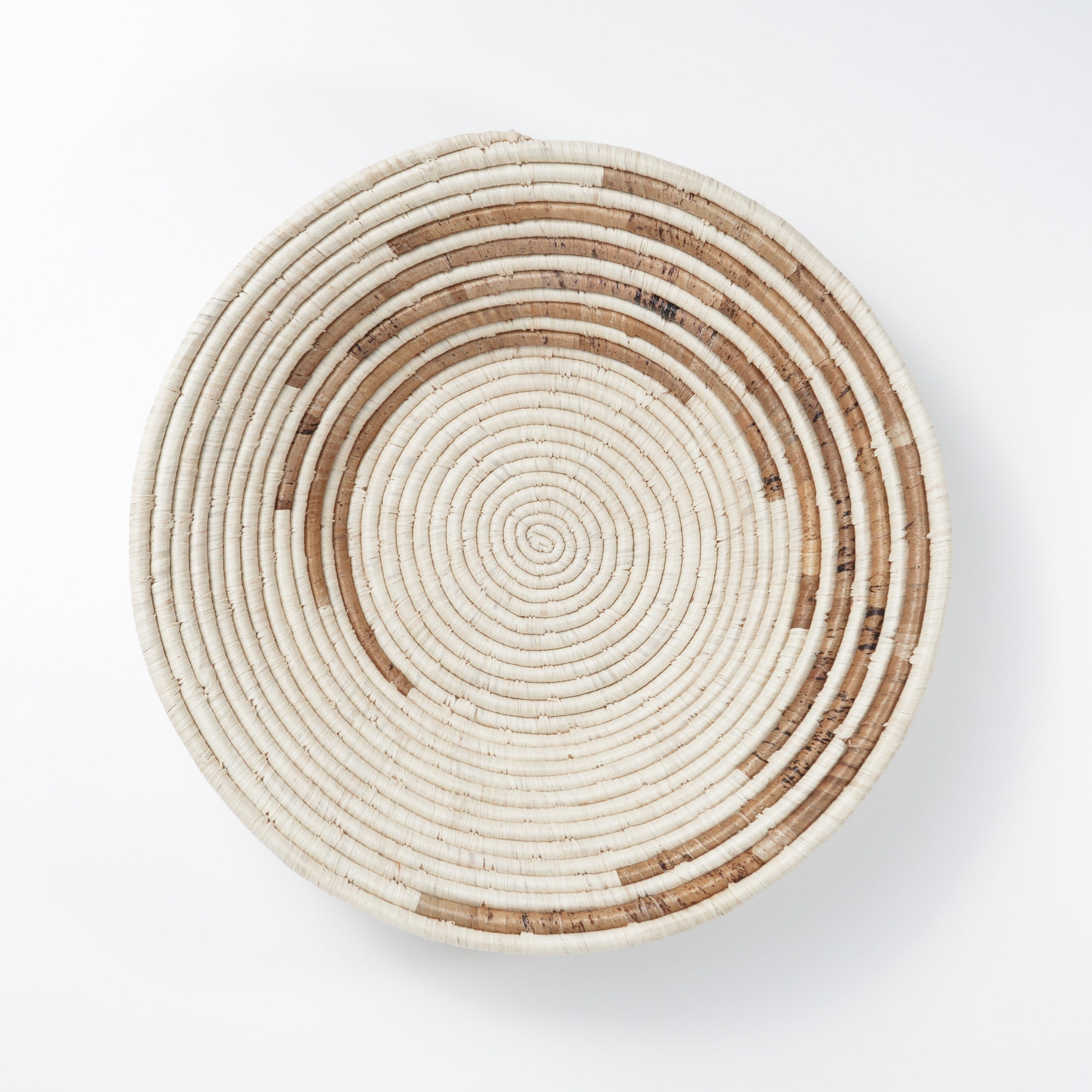 Maadili Collective Baskets Large Breaking Waves Basket ~ Banana Fiber