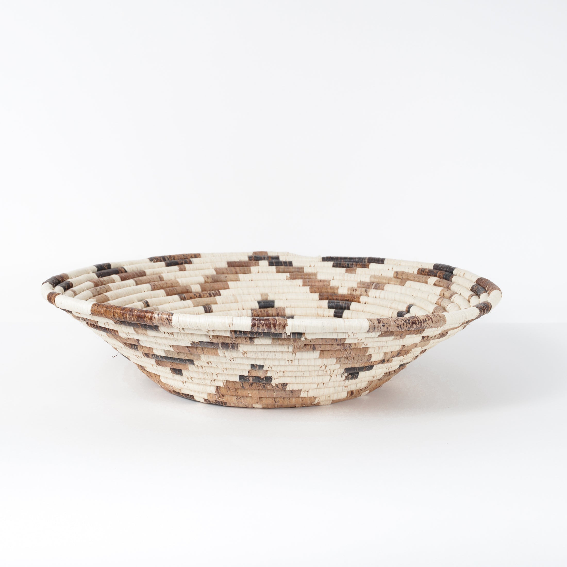 Maadili Collective Baskets Large Layered Petal Basket ~ Banana Fiber