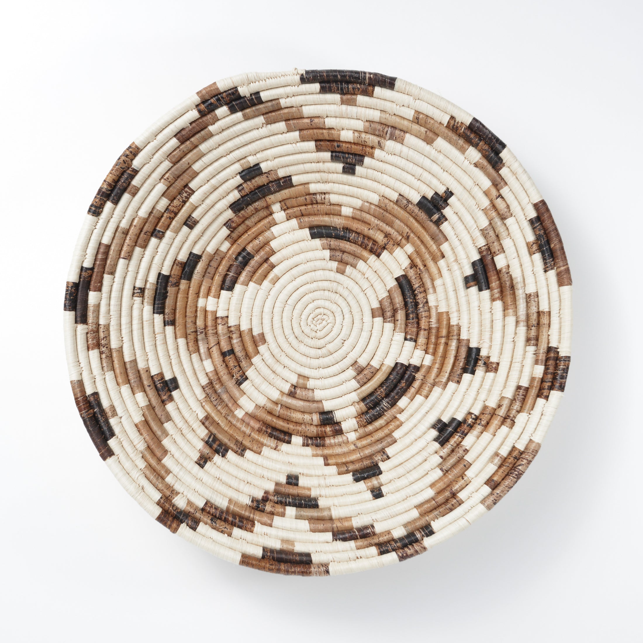 Maadili Collective Baskets Large Layered Petal Basket ~ Banana Fiber
