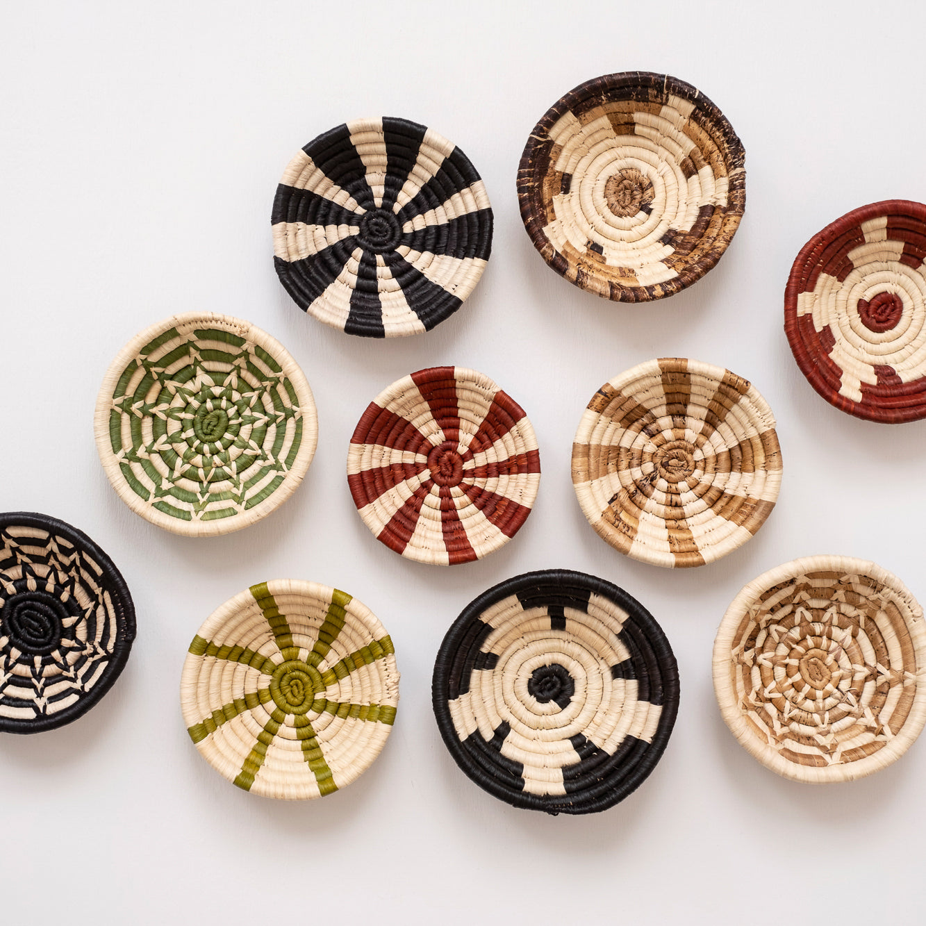 Maadili Collective Baskets Mini Basket Ornament ~ Copper Snowflake