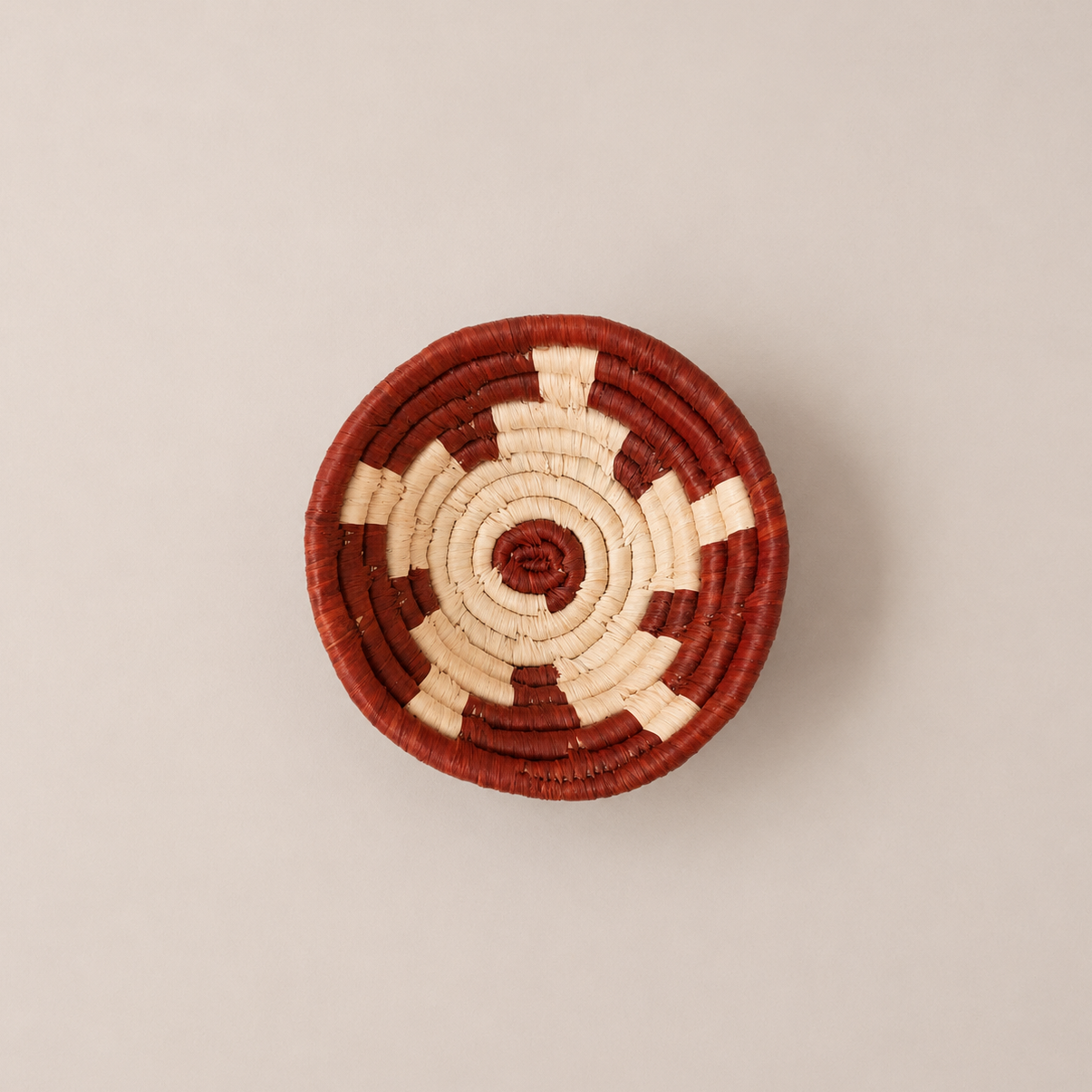 Maadili Collective Baskets Rust Snowflake Mini Basket