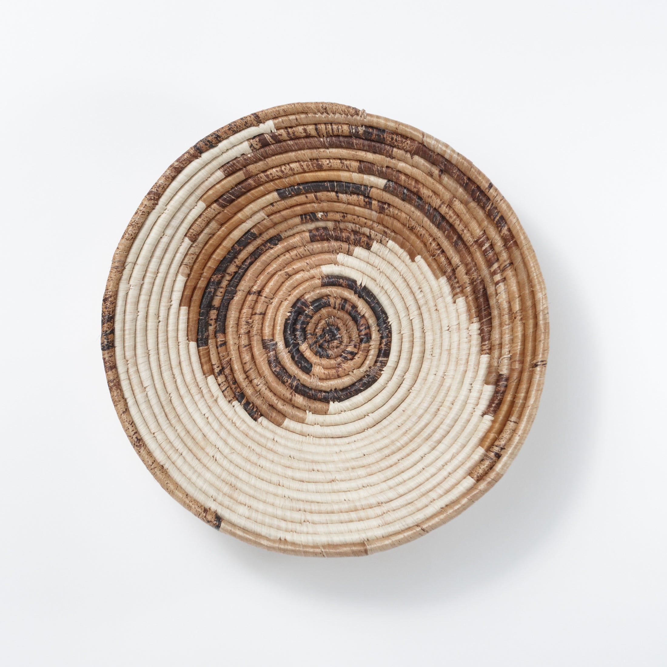 Maadili Collective Baskets Simple Spiral Basket ~ Banana Fiber