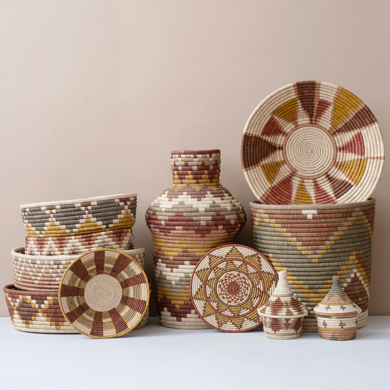 Maadili Collective Bread Baskets Diamond Bread Basket ~ Elevate Collection