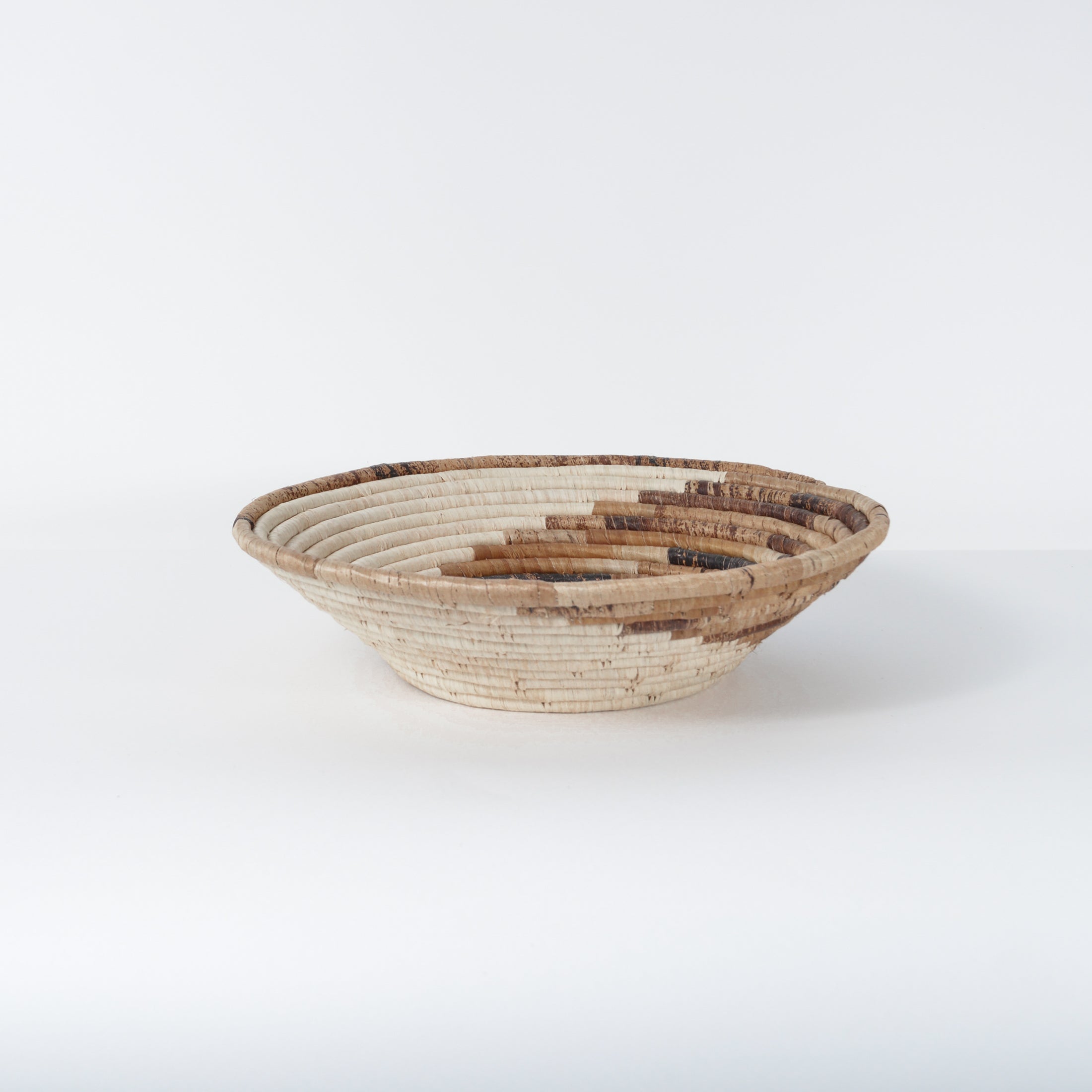 Maadili Collective Simple Spiral Basket ~ Banana Fiber