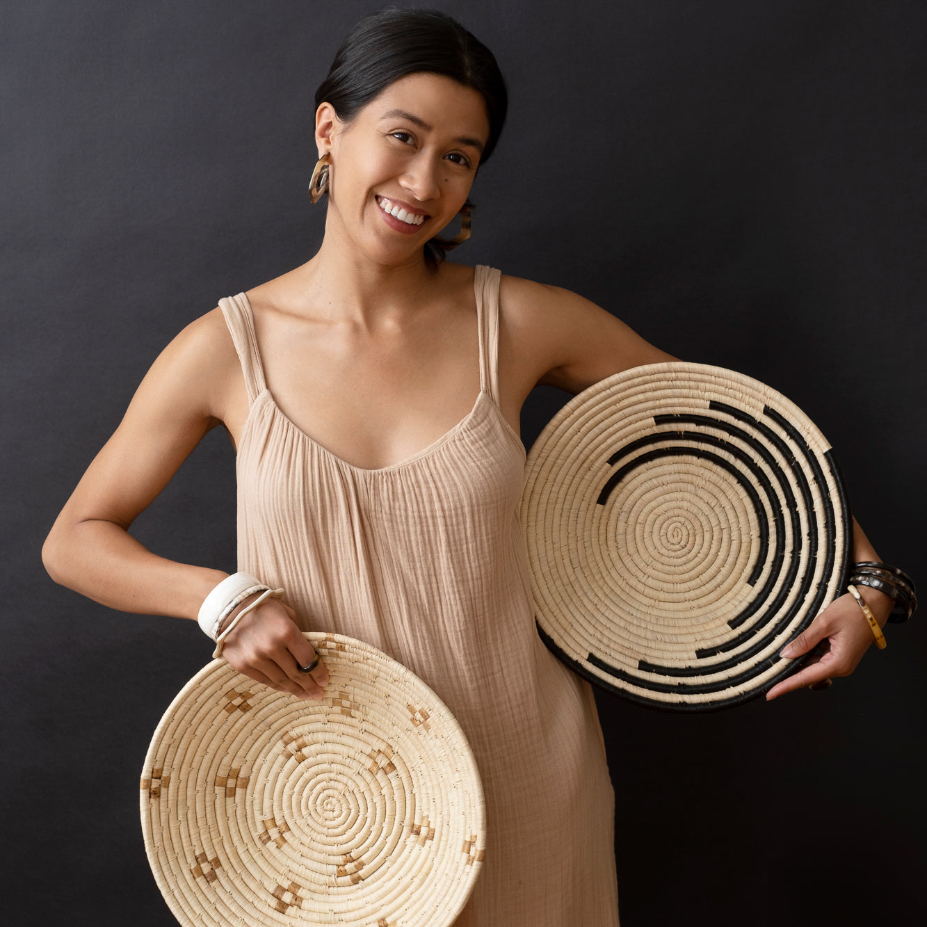 Maadili Collective Wall Basket Breaking Waves Basket