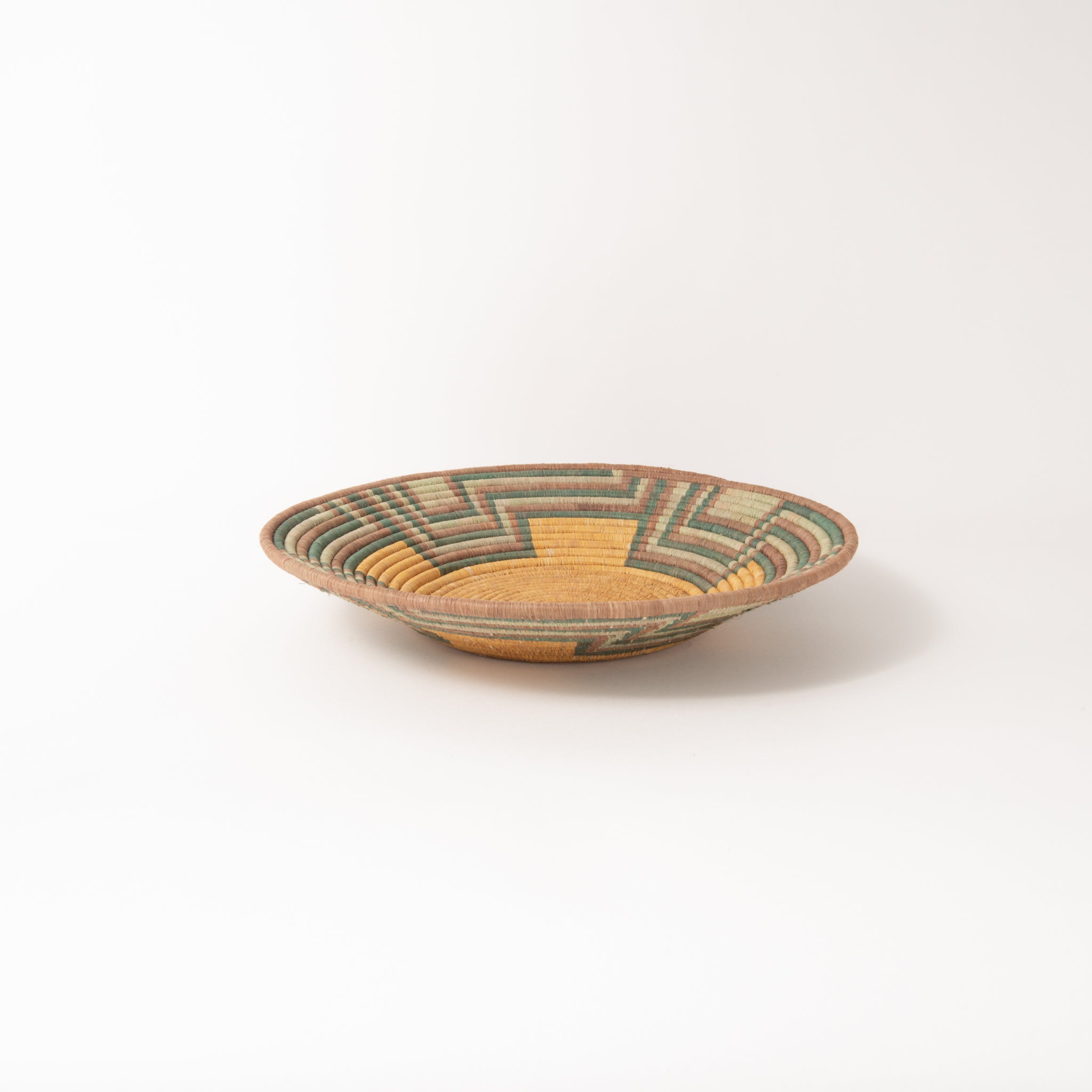Maadili Collective Wall Baskets Aztec Lines Basket ~ Elevate Collection