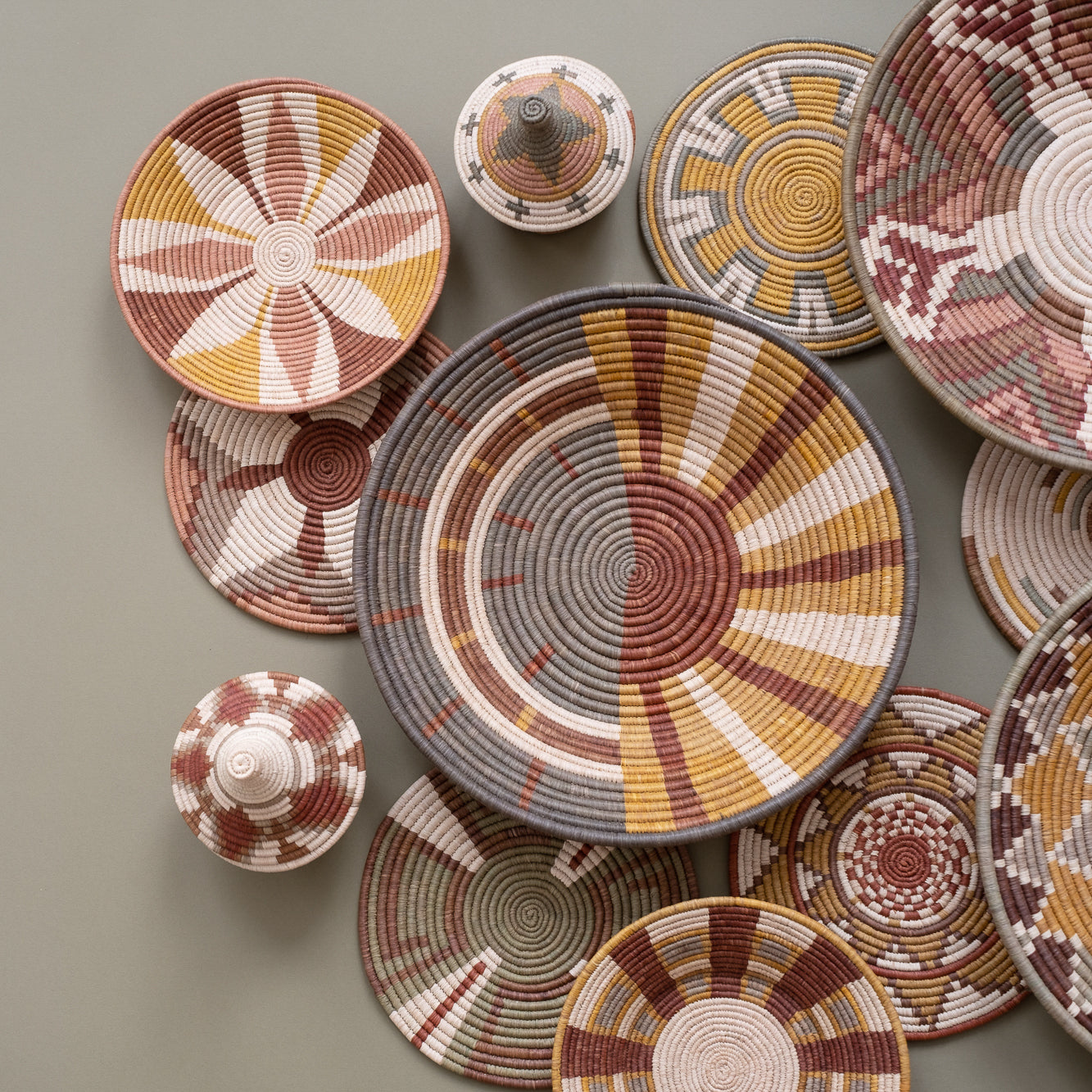 Maadili Collective Wall Baskets Horizing Basket ~ Elevate Collection