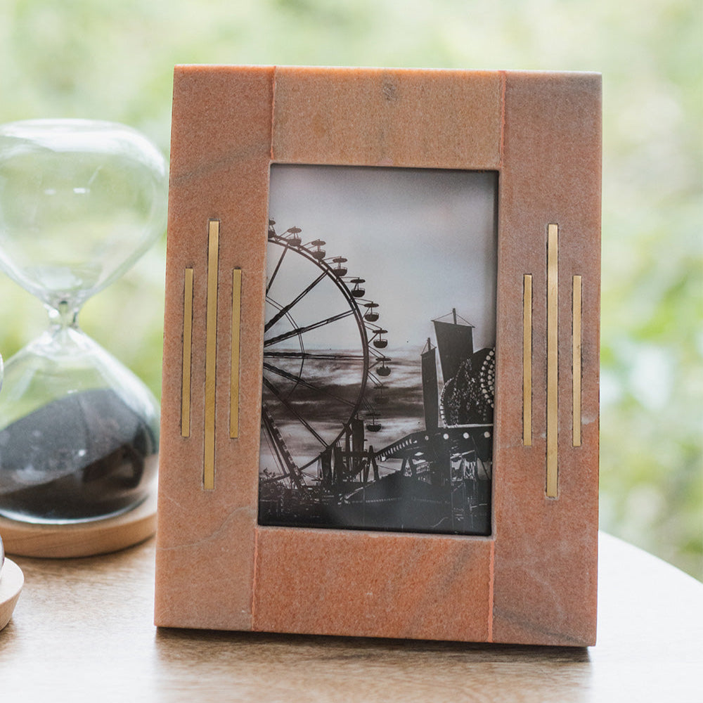 Matr Boomie Picture Frames Jaipuri 4x6 Marble Picture Frame