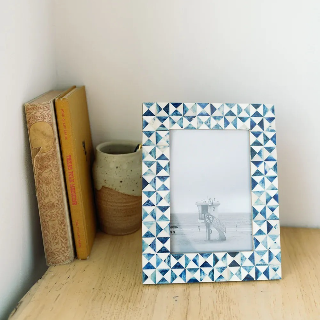 Matr Boomie Picture Frames Varuna 4x6 Cobalt Picture Frame