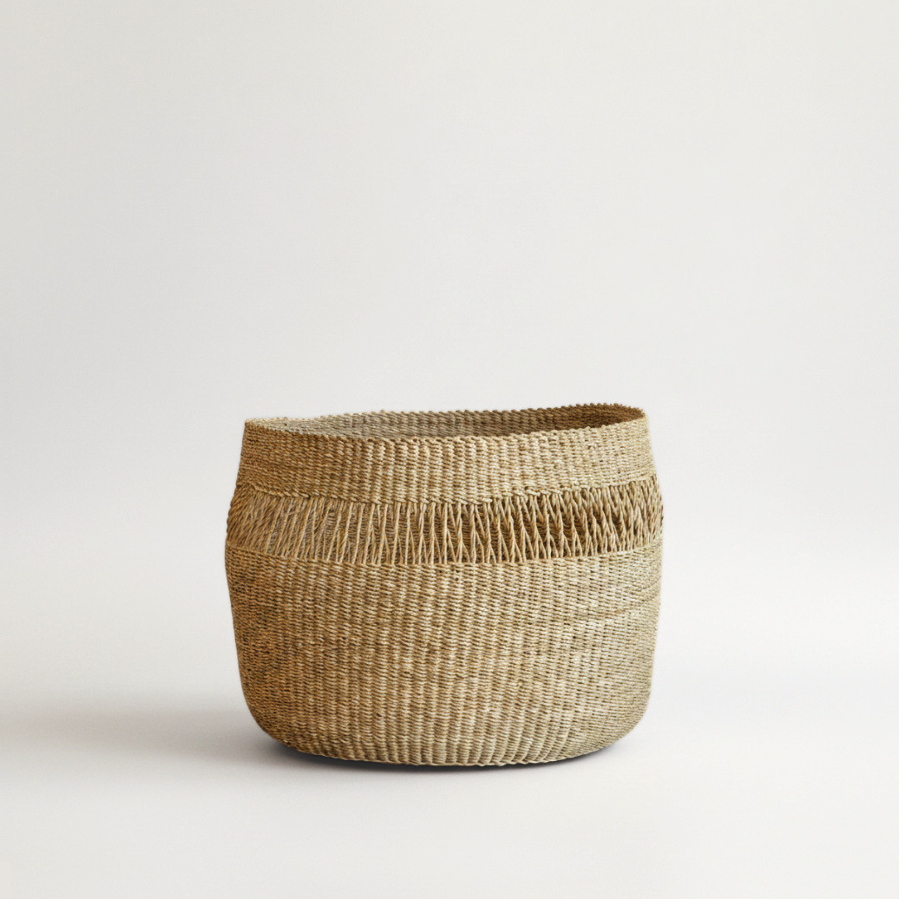 Mbare Baskets Small Mixed Weave Planter Basket