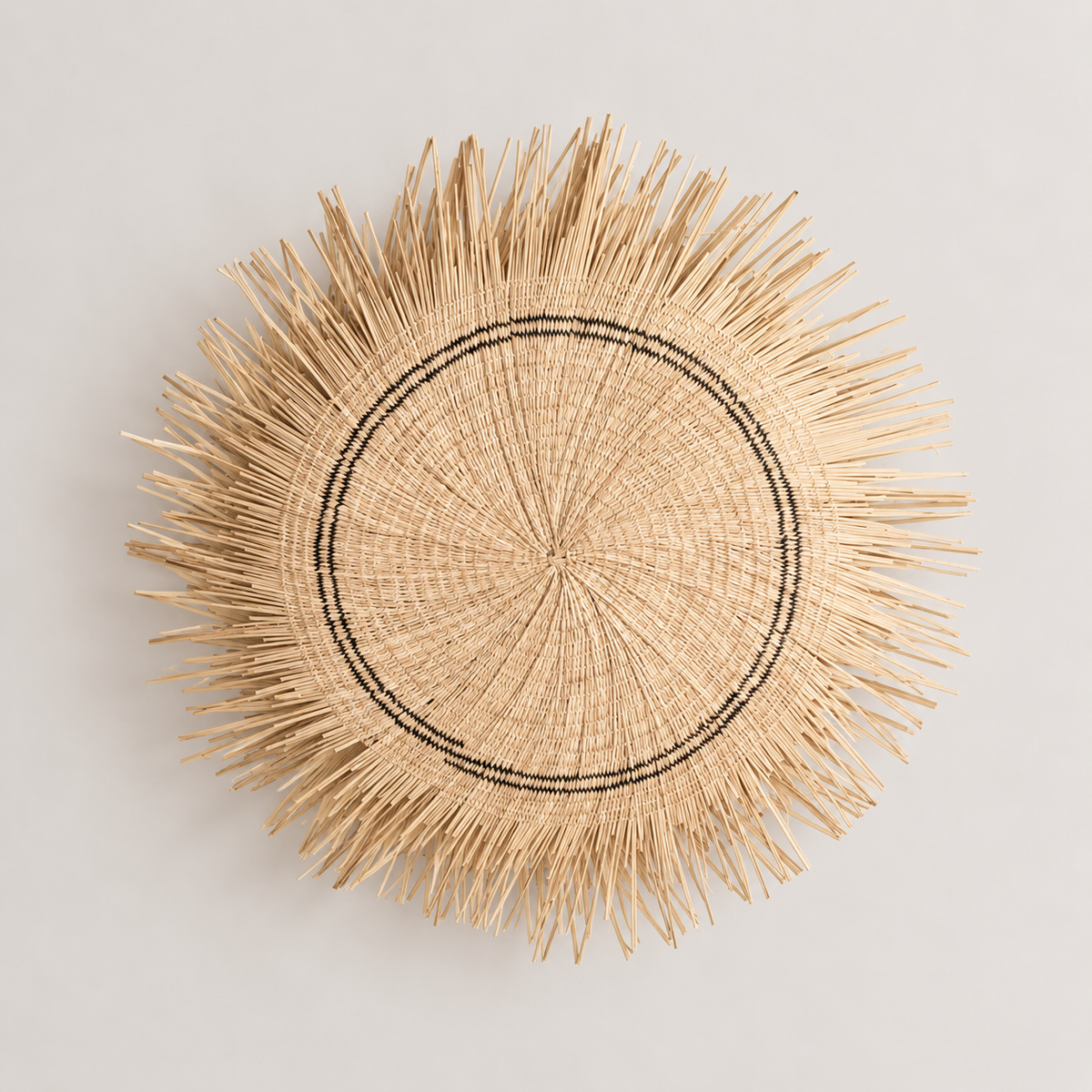 Mbare Wall Accents 36" Sun Circle Palm Wall Hanging