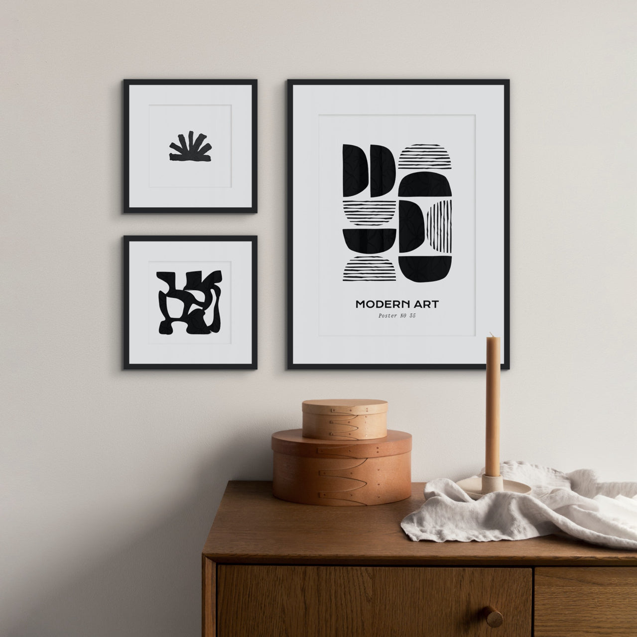Shelf Love Print Shop graphic art print Abstract Square Art Print