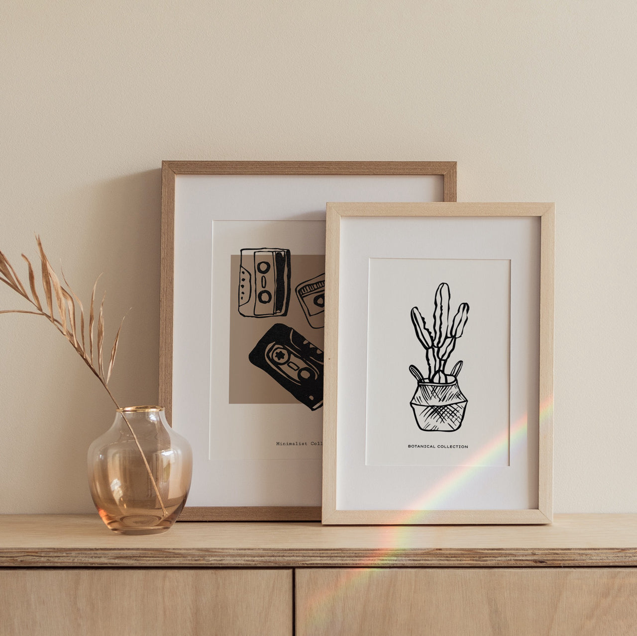 Shelf Love Print Shop graphic art print Cactus 02 Art Print