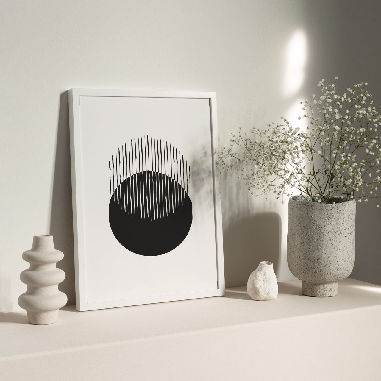 Shelf Love Print Shop graphic art print Circles Art Print