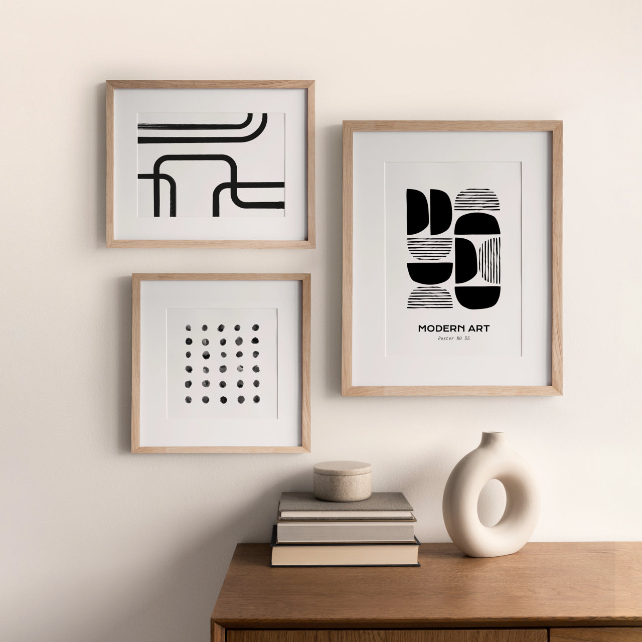 Shelf Love Print Shop graphic art print Dots Art Print