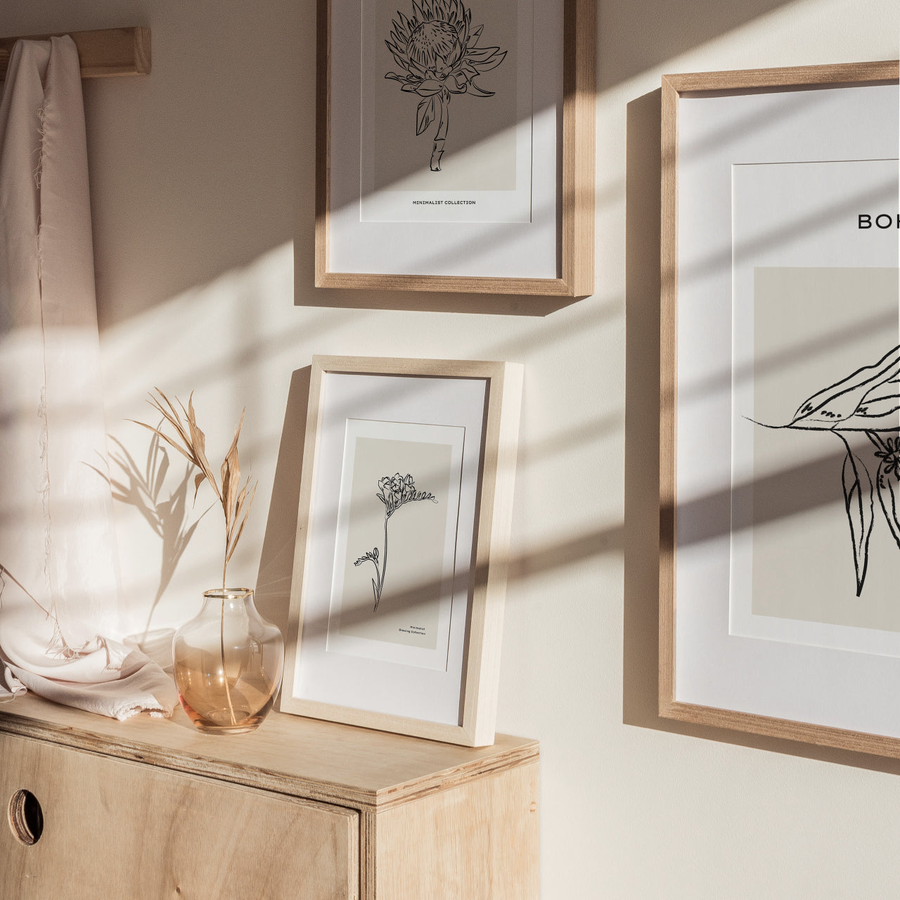 Shelf Love Print Shop graphic art print Minimalist Flower 02 Art Print