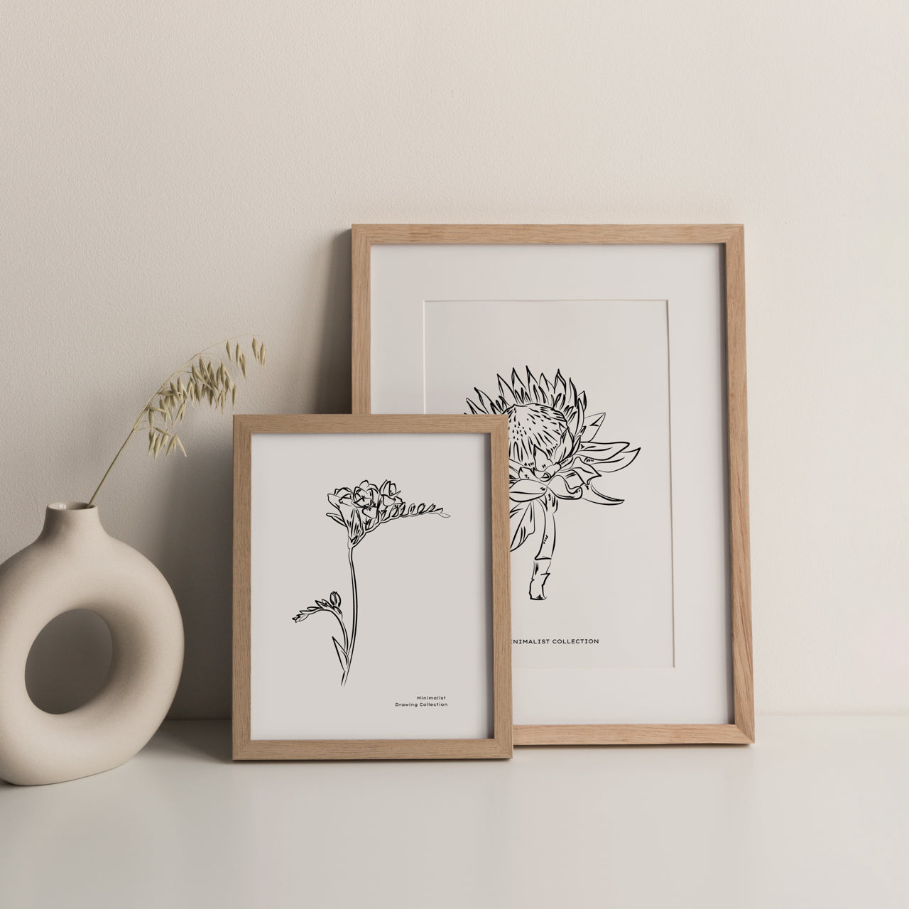 Shelf Love Print Shop graphic art print Minimalist Flower 02 Art Print