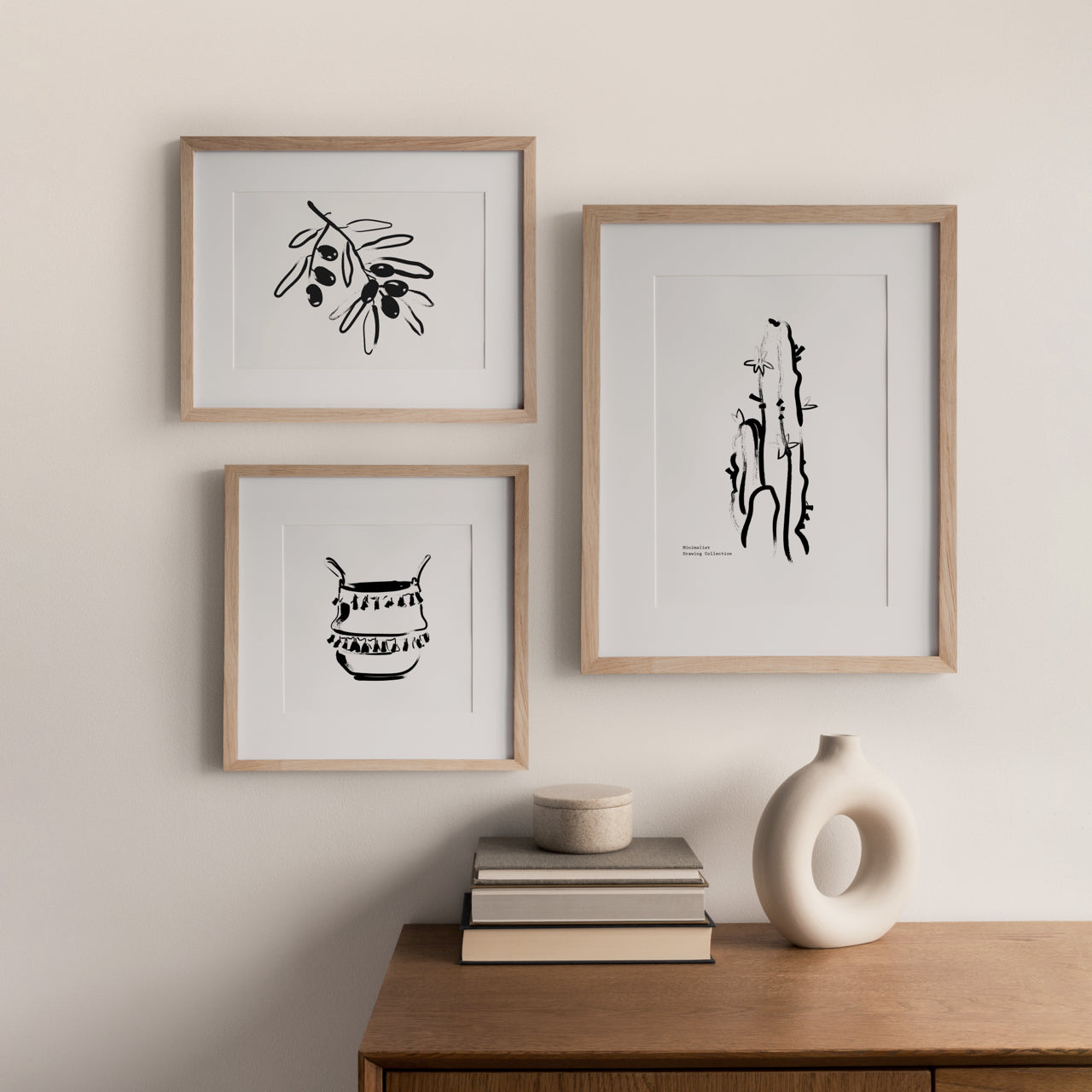 Shelf Love Print Shop graphic art print Olive Branch Art Print