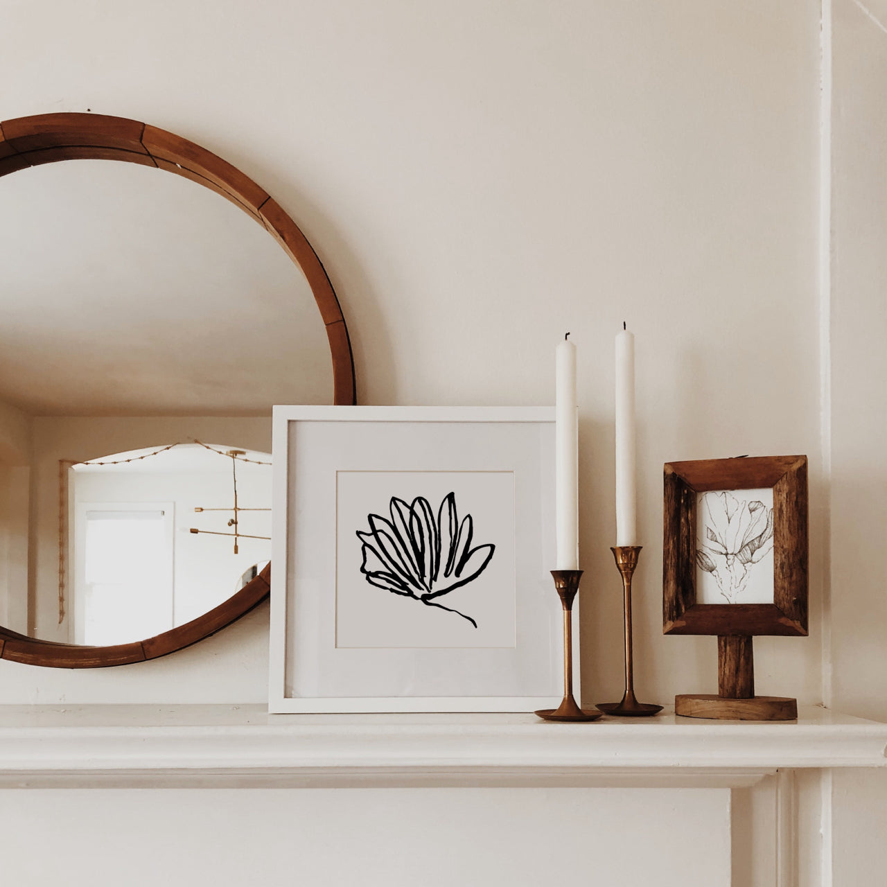 Shelf Love Print Shop graphic art print Palm Fronds Art Print